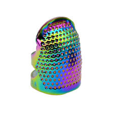 Sewing Thimble Dazzles Colorful Metal Thimble Sewing Finger Protector Thimble picture