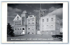 Bottineau North Dakota ND Postcard Bottineau County Court House 1972 RPPC Photo picture