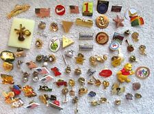 Tac Pins Vintage and Modern 75 Pieces Large Lot picture