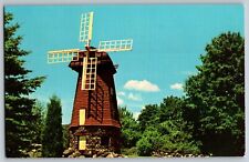 Connecticut CT - Landmark Windmill - Lake Candlewood - Vintage Postcard picture
