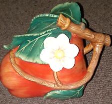 Fitz & Floyd Classic Red Apple Trinket Box/dish With Lid picture