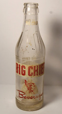 1950s 1954 VINTAGE ACL SODA BOTTLE ARROWHEAD INDIAN BIG CHIEF CLAY CENTER KANSAS picture