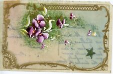 CPA / POSTCARD / FANTASY / CELLULOID / FLOWERS / FLORA / PAINTED picture
