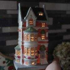 Lemax 25059 Old World Village Porcelain Lighted House, Retired, 1992, no Box picture