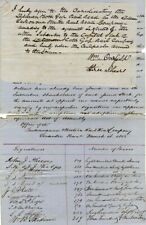 Document signed by William E. Dodge, Willard Parker and several Phelps - Autogra picture