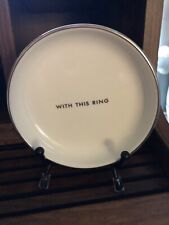 Kate spade,  New York “Take the cake” Lenox,  “With this ring”  Dish picture