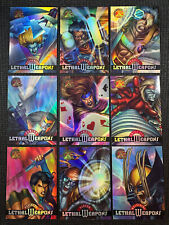 1995 Fleer Ultra X-Men All Chromium - Lethal Weapons HoloFlash - Complete Set picture