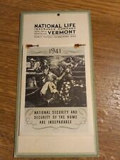 1941 Calendar National Life Insurance Co. of Vermont. picture