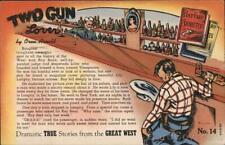 Cowboy/Western 1945 Two Gun Lover-Post Card Storiette No. 14 by Oren Arnold picture
