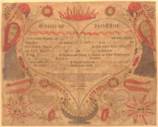Geburts- und Tauf-schein,Photo of Birth Certificate,1808,Henrich Stein,Baptismal picture