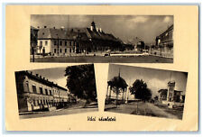 c1920's View of Vaci Reszletek Hungary Multiview Posted Antique Postcard picture