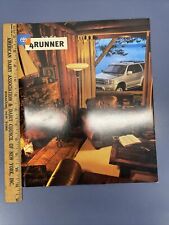Vintage 2000 Toyota Forerunner Deluxe 36 Page Full Color Dealership Brochure picture
