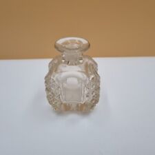 Antique Heavy Cut Glass Perfume Scent Bottle Collectable Home Decor picture