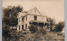 DUNLAP IOWA FARM HOUSE SCENE c1910 real photo postcard rppc ia antique picture