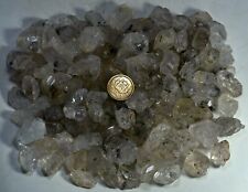 1000 GM Double Terminated Natural Petroleum Diamond Quartz Crystals Lot Pakistan picture