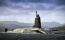 THE ROYAL NAVYS VANGUARD CLASS NUCLEAR SUBMARINES - 4 PHOTOGRAPHS picture
