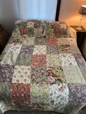 Greenland Home Fashions Queen Size Patchwork Quilt & Shams Reversible picture