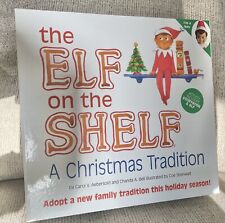 Elf on The Shelf a Christmas Tradition Toy Figure Boy With Book picture