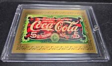 Coca-Cola 1g .9999 Fine Gold Card- Coca-Cola Collect-a-Card 1995.  picture