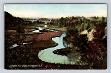 Lockport NY-New York, Eighteen Mile Creek, Antique Vintage Souvenir Postcard picture