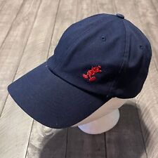 NWOT Disney Parks Blue Cap with Small Red Embroidered Mickey Strapback Hat picture