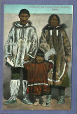 Postcard A-Pa-Look And Family Cape Douglas Alaska AK Indigenous People picture