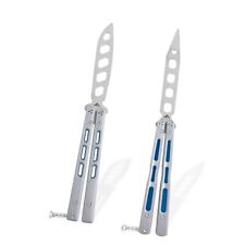 FLISSA 2PCS Balisong Trainer Practice Unsharped Blade picture