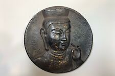 Antique Japanese Votive Plaque of Miroku Boasts     Buddha of the Future picture