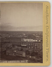 Parker - Early Los Angeles California #7 Old Courthouse Right Stereoview c1870 picture