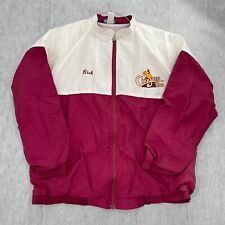 VINTAGE Countryside Jacket Adult Extra Large Red Cougars High School Zip Men 90s picture