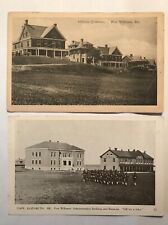 Set of 2 Postcards Officers Quarters, Building and Barracks Fort Williams ME  picture