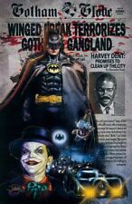 Jon Pinto SIGNED DC Comic Movie Art Print ~ Batman Michael Keaton Jack Nicholson picture