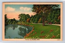 Palmer MA- Massachusetts, Lake Scenic Greetings, Antique, Vintage Postcard picture