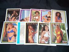 SIDELINE SWIMSUITS Pro Football Cheerleaders Complete Trading Card Set picture