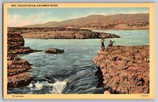 Oregon OR - Celilo Falls, Columbia River - Vintage Postcard - Unposted picture