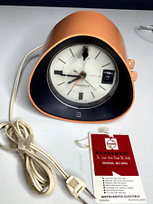 Vintage Panasonic RC-1091 Clock Radio Orange With Tag picture