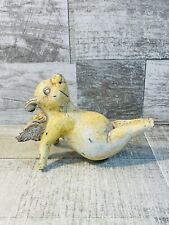 Flying Pig Figurine Transpac Everyday Is A Holiday Resin Aged Retro Decor Funny picture
