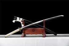Japanese Katana Sword Tamahagane Steel Clay Tempered Blade NOTARE Hamon picture