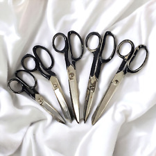 Vintage WISS Inlaid Steel Forged Scissors - 5 Pcs Lot - Numbers 38 1DS 38 27 36 picture