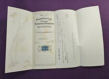 1871 Commercial Mutual Insurance Company Policy Freeman Butts Cleveland OH Stamp picture