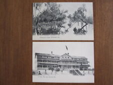2 VINTAGE PRE-1907 ORMOND BEACH FLORIDA POSTCARDS THE INN & THOMPSON CREEK picture