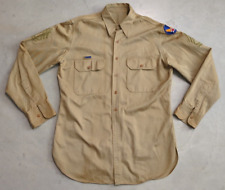 Vintage WWII US Army Air Corps Khaki Service Coat / Shirt - 48