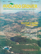 RARE - Oct 1977 Vol 1 No 1 Avocado Grower Fallbrook, CA 1st Edition picture