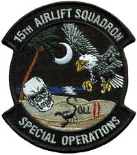 USAF 15th AIRLIFT SQUADRON – SPECIAL OPERATIONS LOW LEVEL II PATCH picture