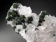 Duftite on Calcite Crystals Tsumeb Mine Namibia  picture