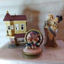 Vintage Hallmark Ornaments 1999 Old Year New Year Sisters 1994 Old Time Store  picture