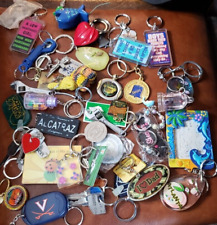 Keychain Lot 35 Vintage Keychains Backpack Purse Fob Gift picture