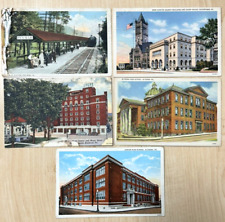 Lot of 5 Vintage Postcards Pennsylvania Pen Mar Bradford Altoona Uniontown picture
