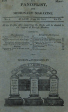 Early American Christian Missionary Magazine China India Boston Panoplist 1813 picture
