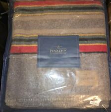 Pendleton Yakima Camp Twin Size Wool Indoor/ Outdoor Blanket, Mineral Umber picture